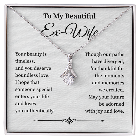 Gift for Ex-Wife with Thankful Message of Closure