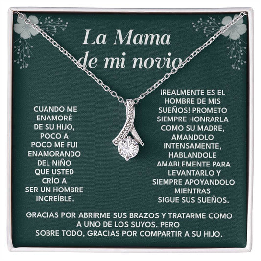 Collar Para La Mamá De Mi Novio Regalo De Agradecimiento Para Suegra Mensaje Emotivo Para La Madre De Mi Novio Agradecimiento Por Criar Al Hombre De Mis Sueños Collar Con Dedicatoria Para Suegra Regalo De Amor Y Gratitud Collar Para La Madre Del Hombre