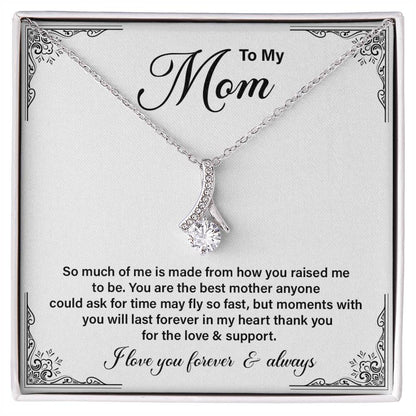 To my mom so much of me.