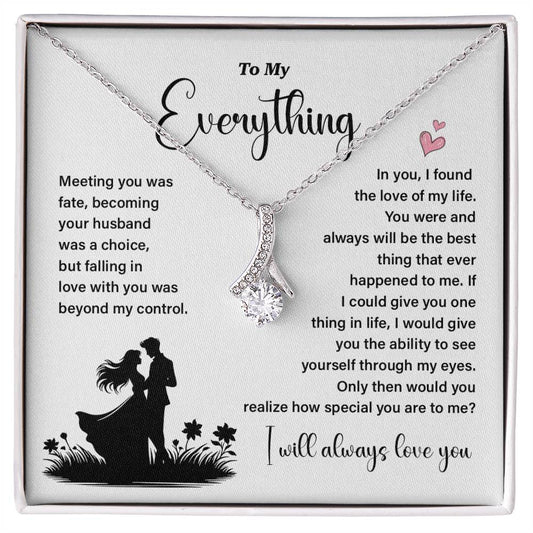 To My Everything – Necklace Gift with Love Card