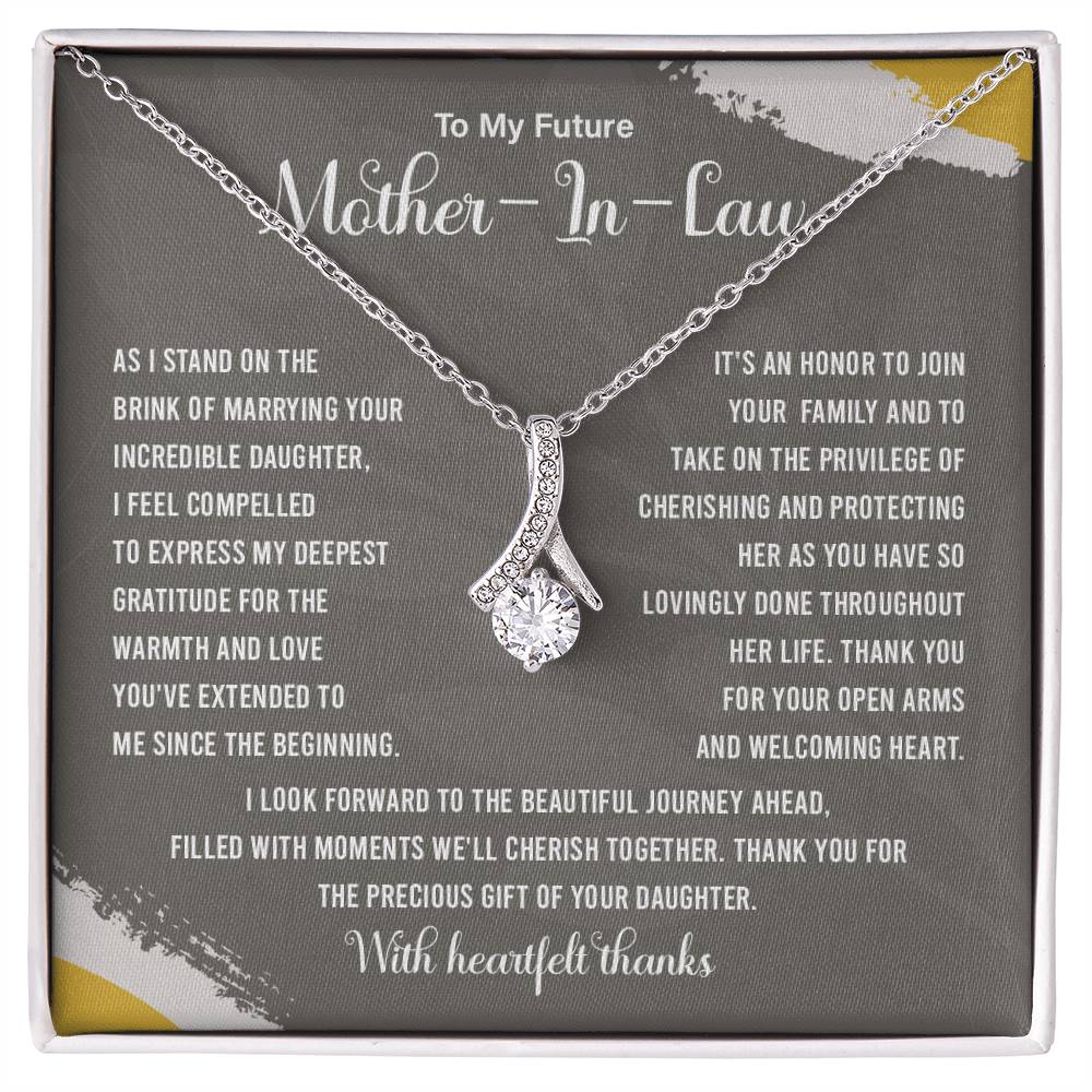 Future Mother-in-Law Necklace from Groom
