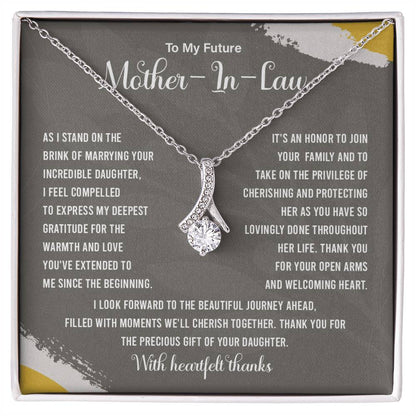 Future Mother-in-Law Necklace from Groom