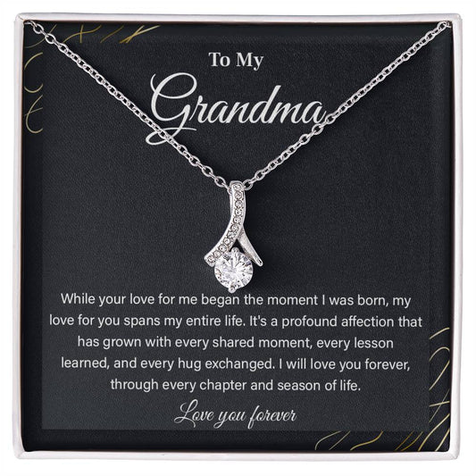 Cherished Gift for Grandma With Eternal Love Note