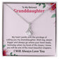 To My Great Granddaughter- Dragonfly Pendant Necklace