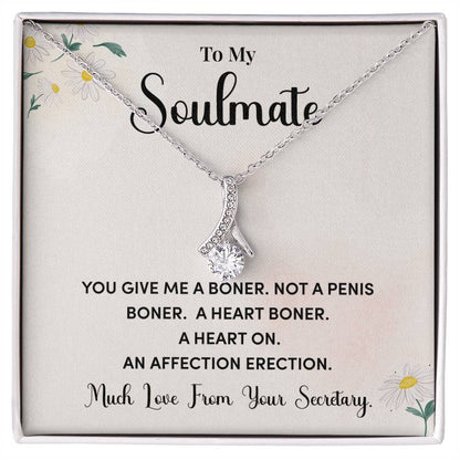 Funny Gift for Girlfriend from Secretary Necklace Box