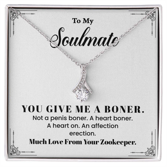 Funny Necklace Gift for Girlfriend Zookeeper Card