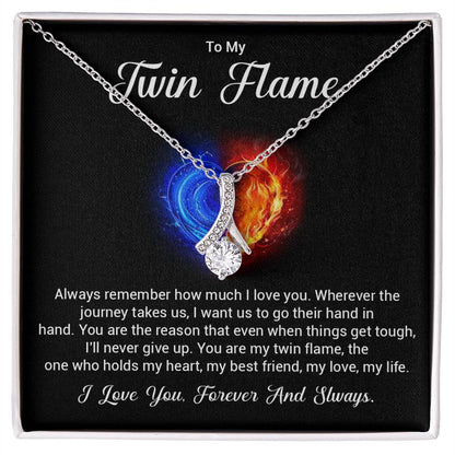 Twin Flame Gift for Her – Love You Forever Message Card
