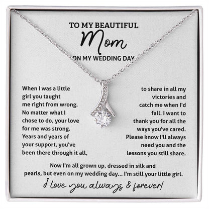 Wedding Day Gift for Mom – Poetic Necklace Box