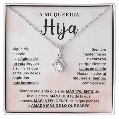 Collar Para Mi Querida Hija – Amor Incondicional de Madre