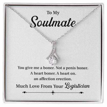 Funny Soulmate Necklace from Logistician