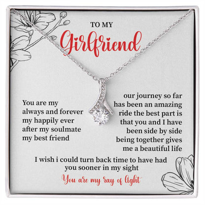 To My Girlfriend - Jewelry Gift with Message Card