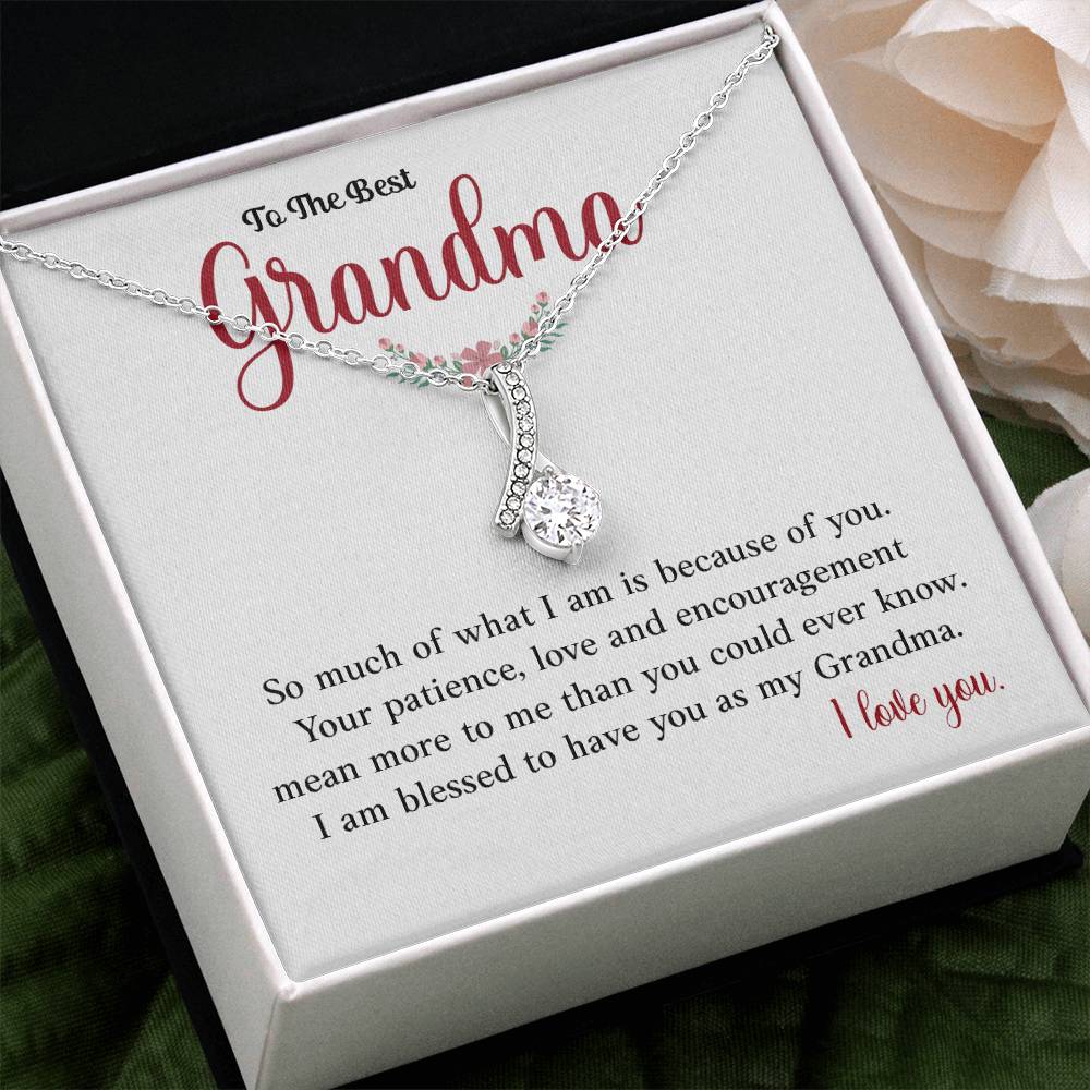 To The Best Grandma Heartfelt Necklace Gift Best Grandma Necklace Gift Heartfelt Gift For Grandma Sentimental Jewelry For Grandmother Jewelry Gift For Grandma Granddaughter To Grandma Gift Special Gift For Grandma Meaningful Gift For Grandma