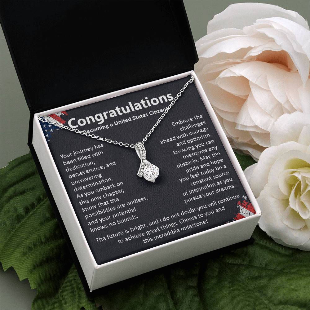 Congratulations On Becoming A United States Citizen Congratulations On Citizenship Proud New Citizen Gift Celebratory Jewelry For New Citizens Supportive Gift For New Citizens Life Journey Jewelry Personalized Gift For Citizens Hope And Pride Jewelry