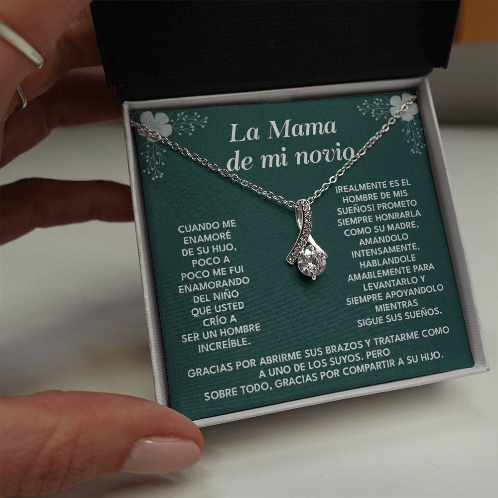 Collar Para La Mamá De Mi Novio Regalo De Agradecimiento Para Suegra Mensaje Emotivo Para La Madre De Mi Novio Agradecimiento Por Criar Al Hombre De Mis Sueños Collar Con Dedicatoria Para Suegra Regalo De Amor Y Gratitud Collar Para La Madre Del Hombre