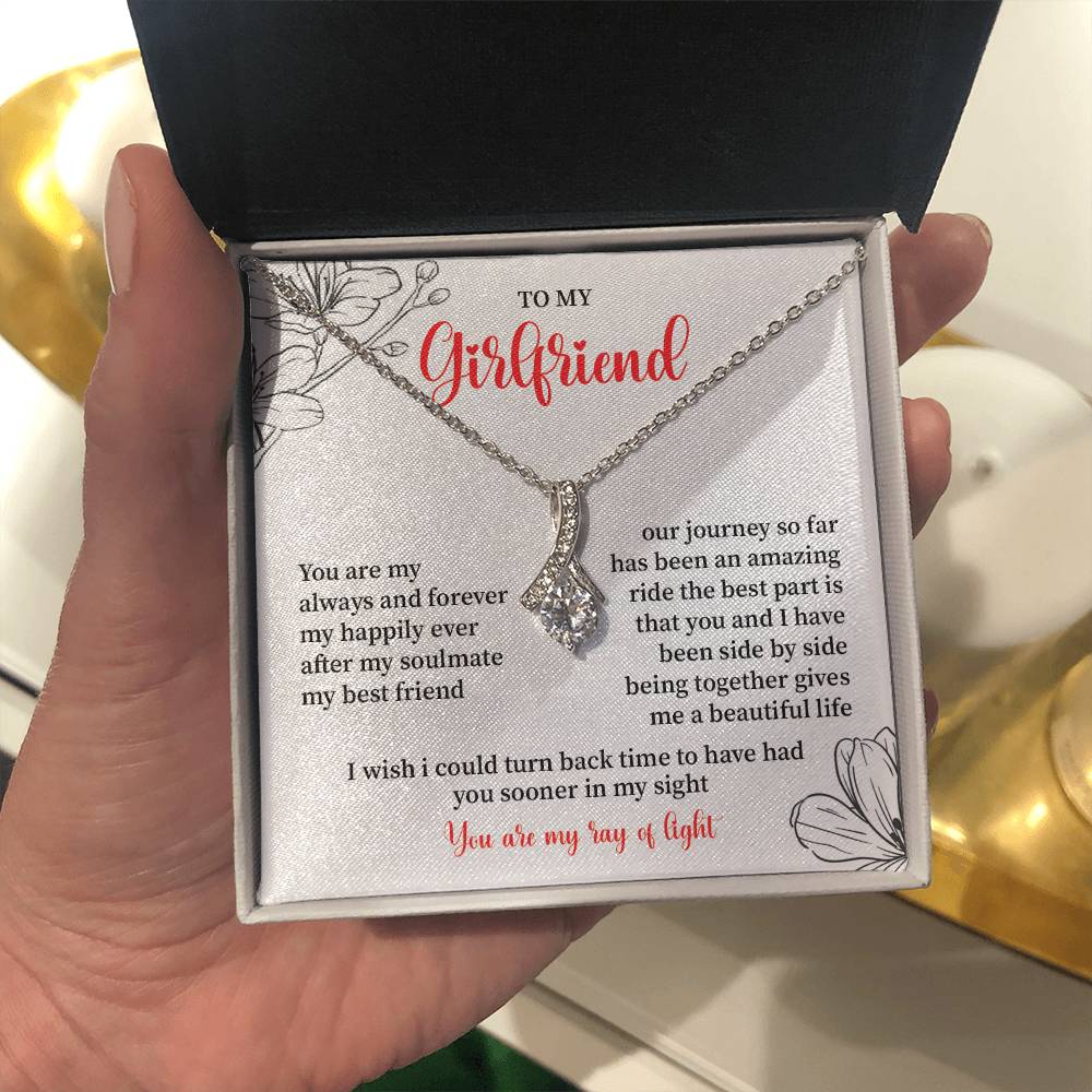To My Girlfriend - Jewelry Gift with Message Card
