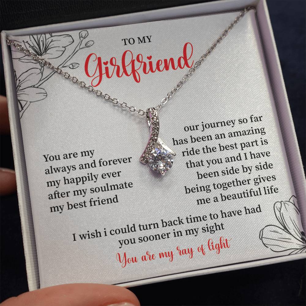 To My Girlfriend - Jewelry Gift with Message Card