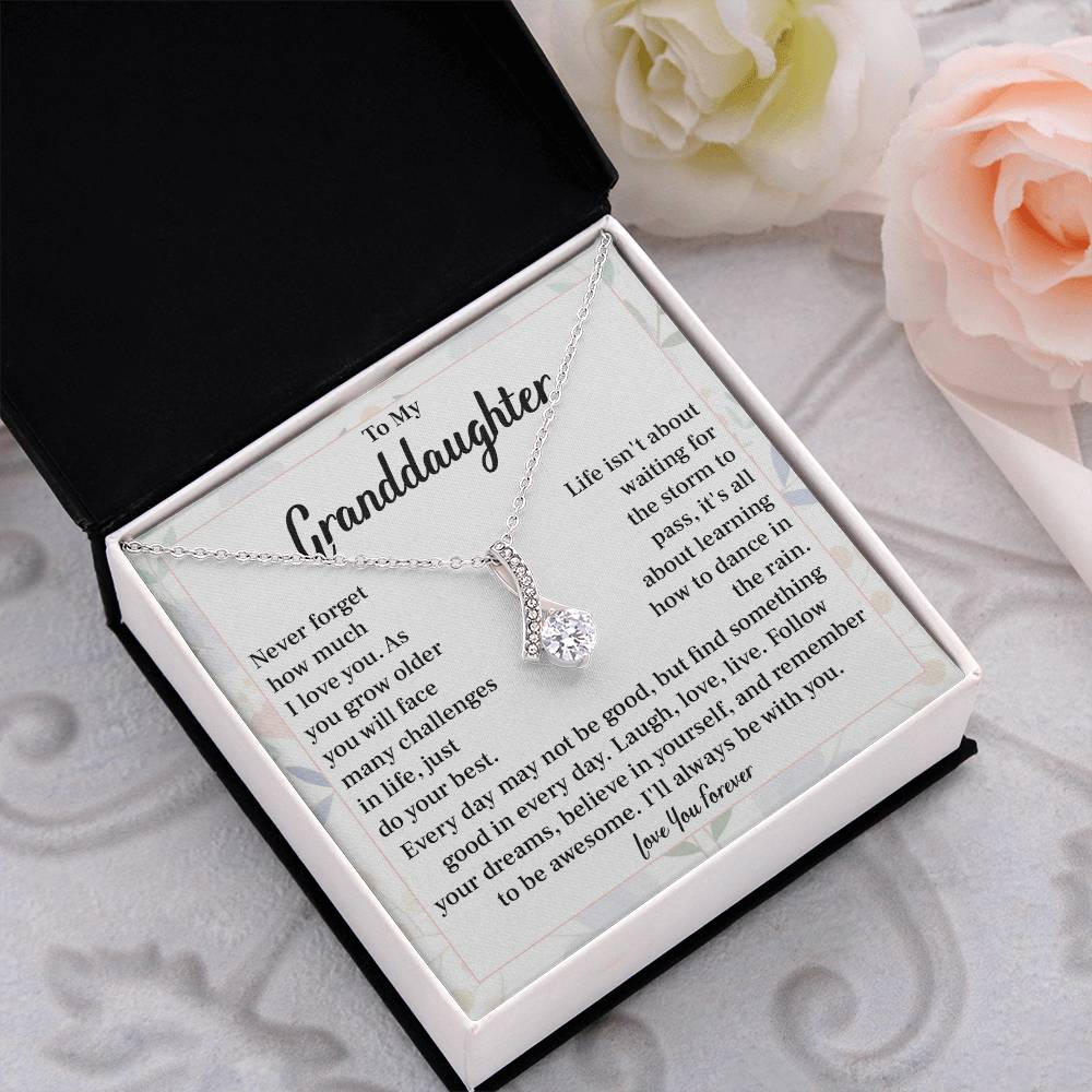 Granddaughter Inspirational Necklace Gift for Her