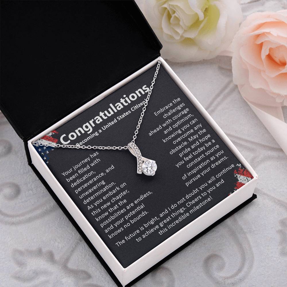 Congratulations On Becoming A United States Citizen Congratulations On Citizenship Proud New Citizen Gift Celebratory Jewelry For New Citizens Supportive Gift For New Citizens Life Journey Jewelry Personalized Gift For Citizens Hope And Pride Jewelry