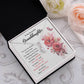 Granddaughter Necklace Gift – Blessing from God Message Box