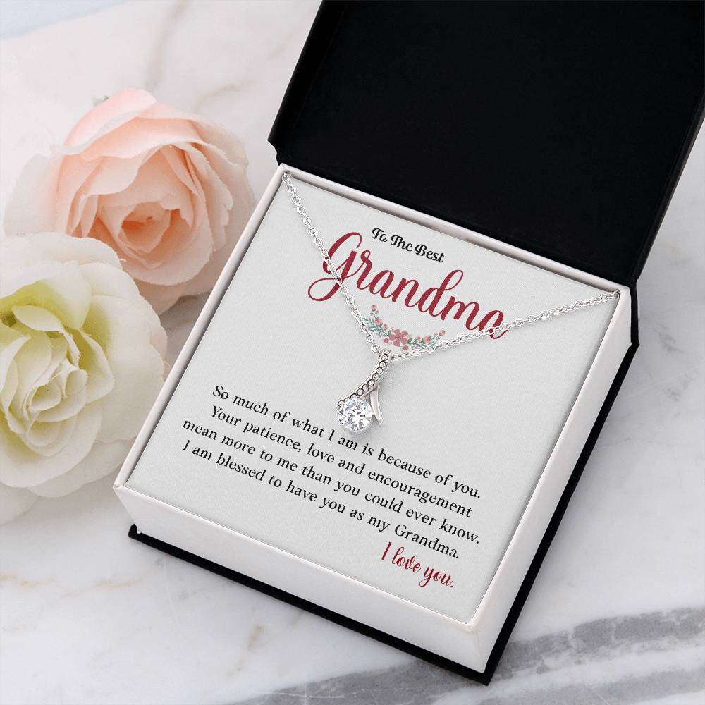 To The Best Grandma Heartfelt Necklace Gift Best Grandma Necklace Gift Heartfelt Gift For Grandma Sentimental Jewelry For Grandmother Jewelry Gift For Grandma Granddaughter To Grandma Gift Special Gift For Grandma Meaningful Gift For Grandma