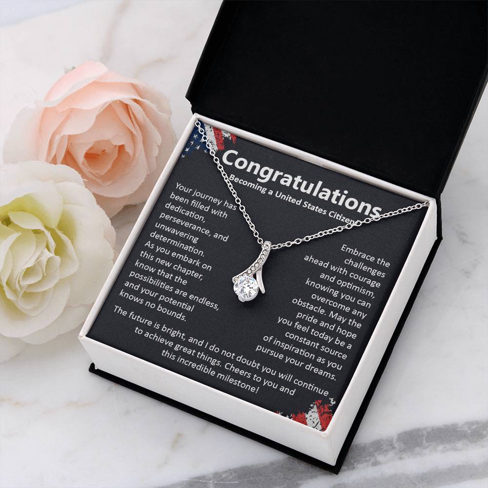 Congratulations On Becoming A United States Citizen Congratulations On Citizenship Proud New Citizen Gift Celebratory Jewelry For New Citizens Supportive Gift For New Citizens Life Journey Jewelry Personalized Gift For Citizens Hope And Pride Jewelry