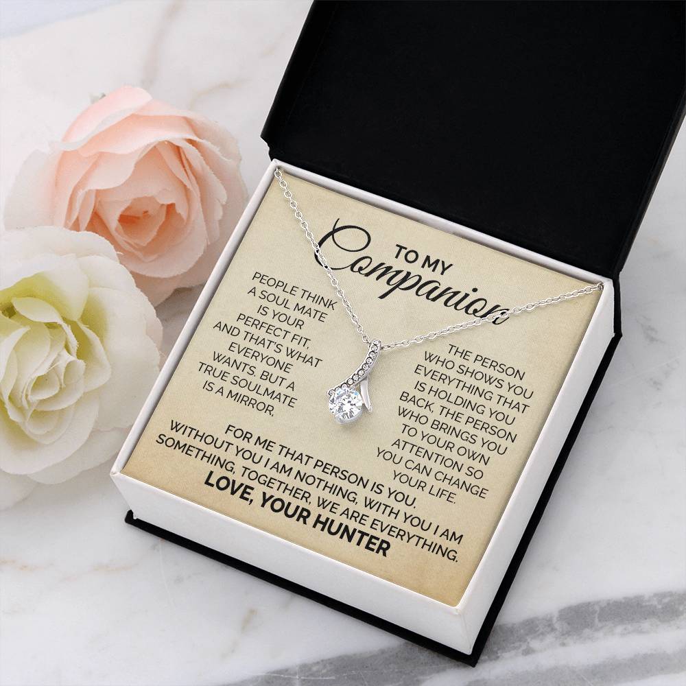 Hunter to Wife Soulmate Necklace Gift With Message Card