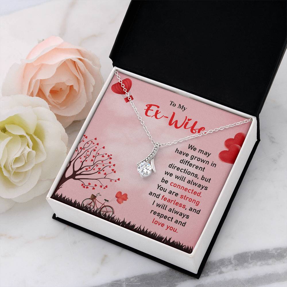 Ex-Wife Necklace Gift – Love & Respect Message Card