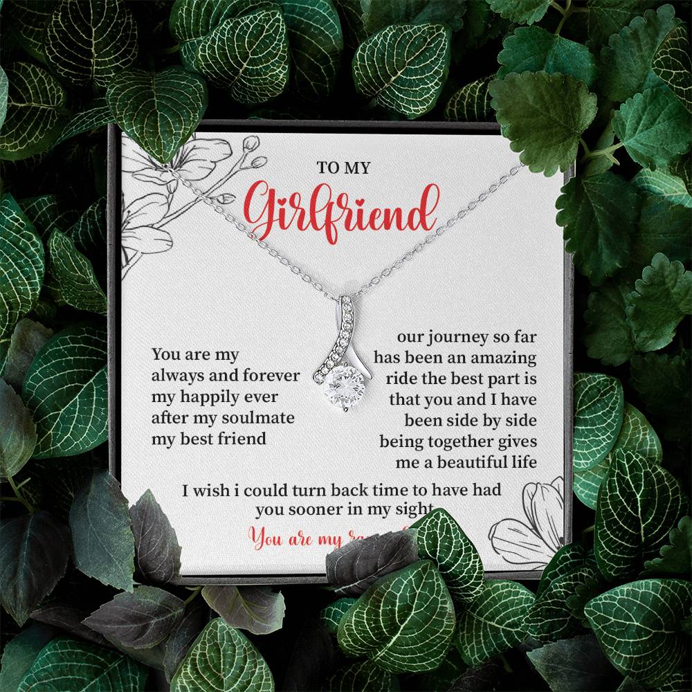 To My Girlfriend - Jewelry Gift with Message Card