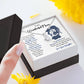 Gift for Mom from Daughter – Message Card Jewelry Box