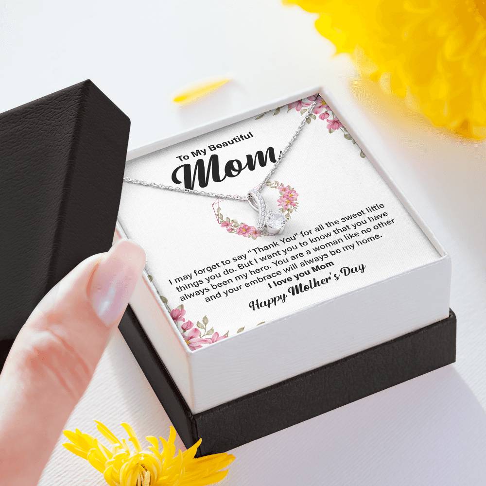 Beautiful Mom Gift for Mother’s Day with Card