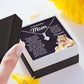Mom Necklace Gift from Child – I Love You Message Card