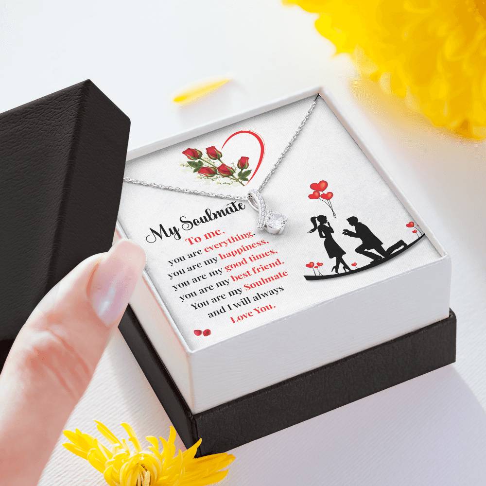 Proposal Gift Necklace for Soulmate with Love Card