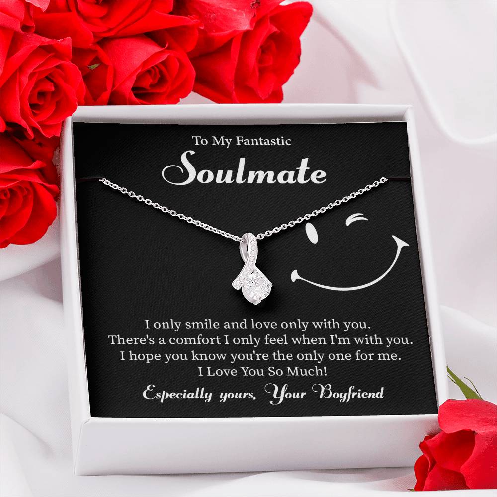 Soulmate Necklace Gift from Boyfriend – Gift Box
