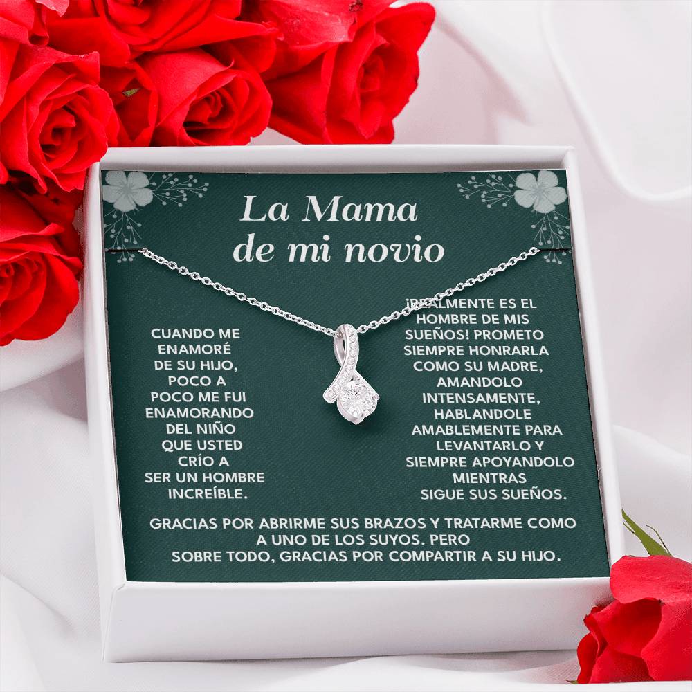 Collar Para La Mamá De Mi Novio Regalo De Agradecimiento Para Suegra Mensaje Emotivo Para La Madre De Mi Novio Agradecimiento Por Criar Al Hombre De Mis Sueños Collar Con Dedicatoria Para Suegra Regalo De Amor Y Gratitud Collar Para La Madre Del Hombre