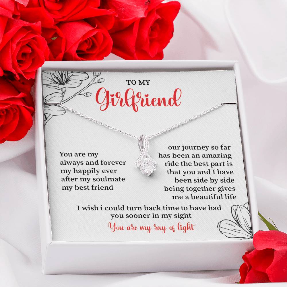 To My Girlfriend - Jewelry Gift with Message Card