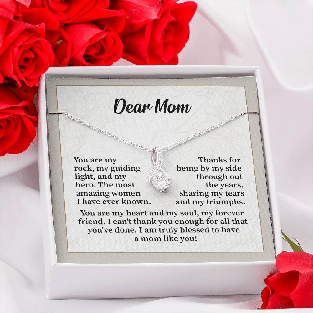 Dear Mom Thank You Necklace Necklace For My Forever Friend Heart And Soul Necklace Necklace Celebrating Our Bond My Amazing Mom Gift Love And Appreciation Gift Necklace Of Endless Devotion