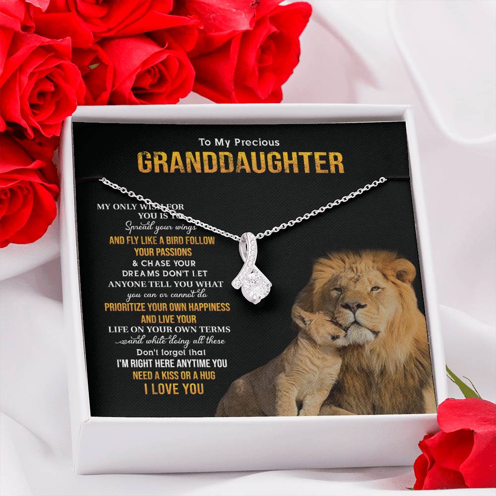 Inspirational Necklace for Granddaughter – Gift from Grandpa