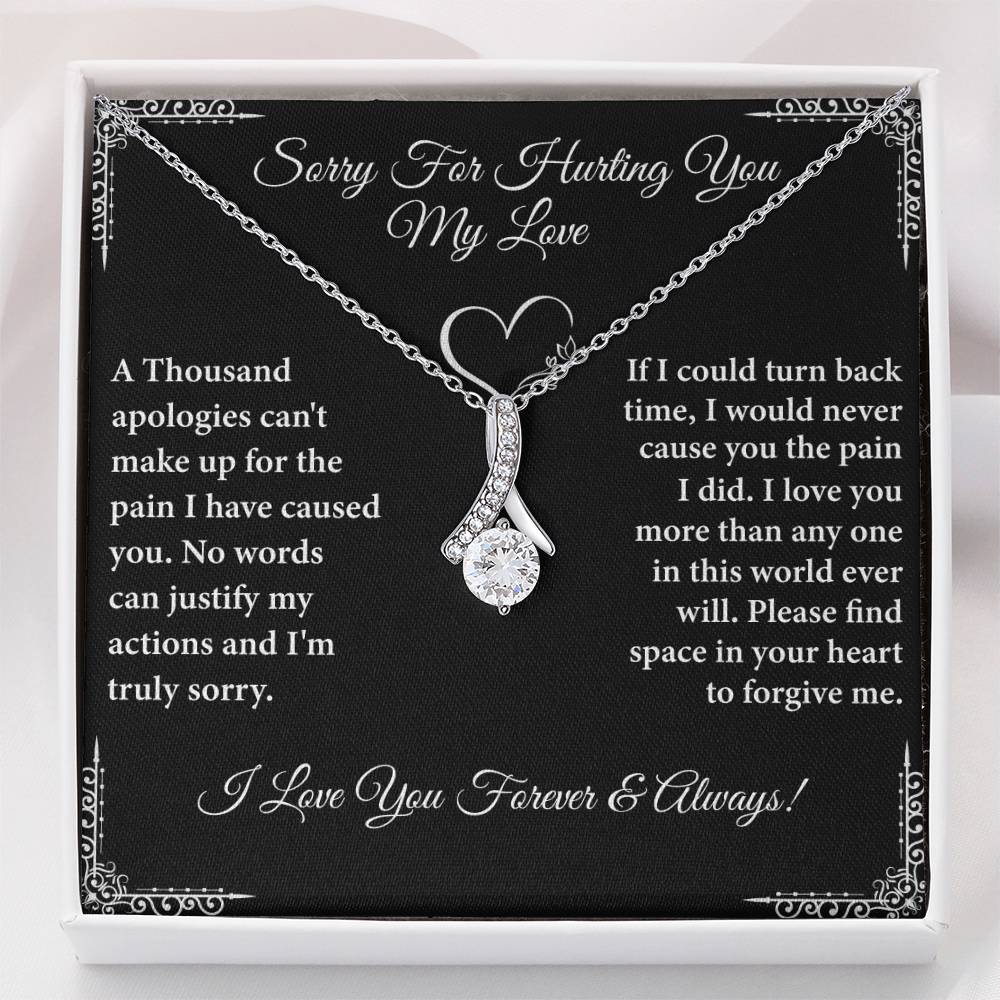 Sorry For Hurting You My Love Necklace.