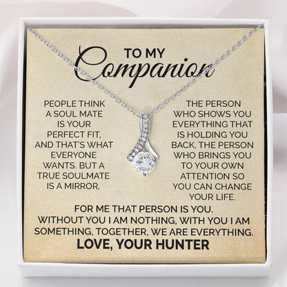 Hunter to Wife Soulmate Necklace Gift With Message Card