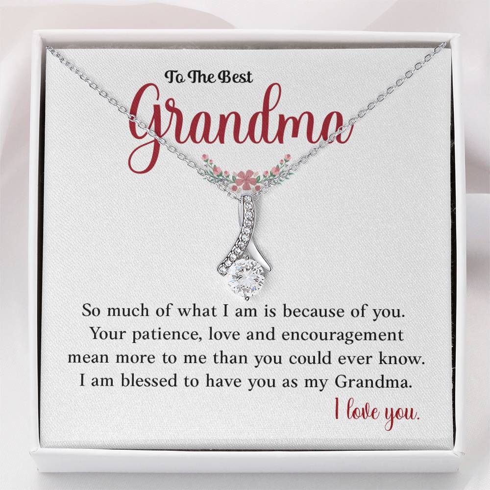 To The Best Grandma Heartfelt Necklace Gift Best Grandma Necklace Gift Heartfelt Gift For Grandma Sentimental Jewelry For Grandmother Jewelry Gift For Grandma Granddaughter To Grandma Gift Special Gift For Grandma Meaningful Gift For Grandma