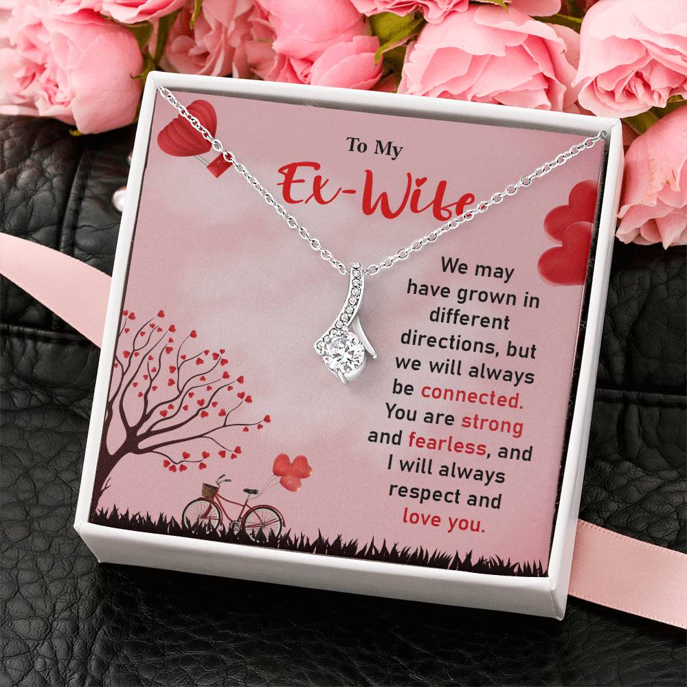 Ex-Wife Necklace Gift – Love & Respect Message Card