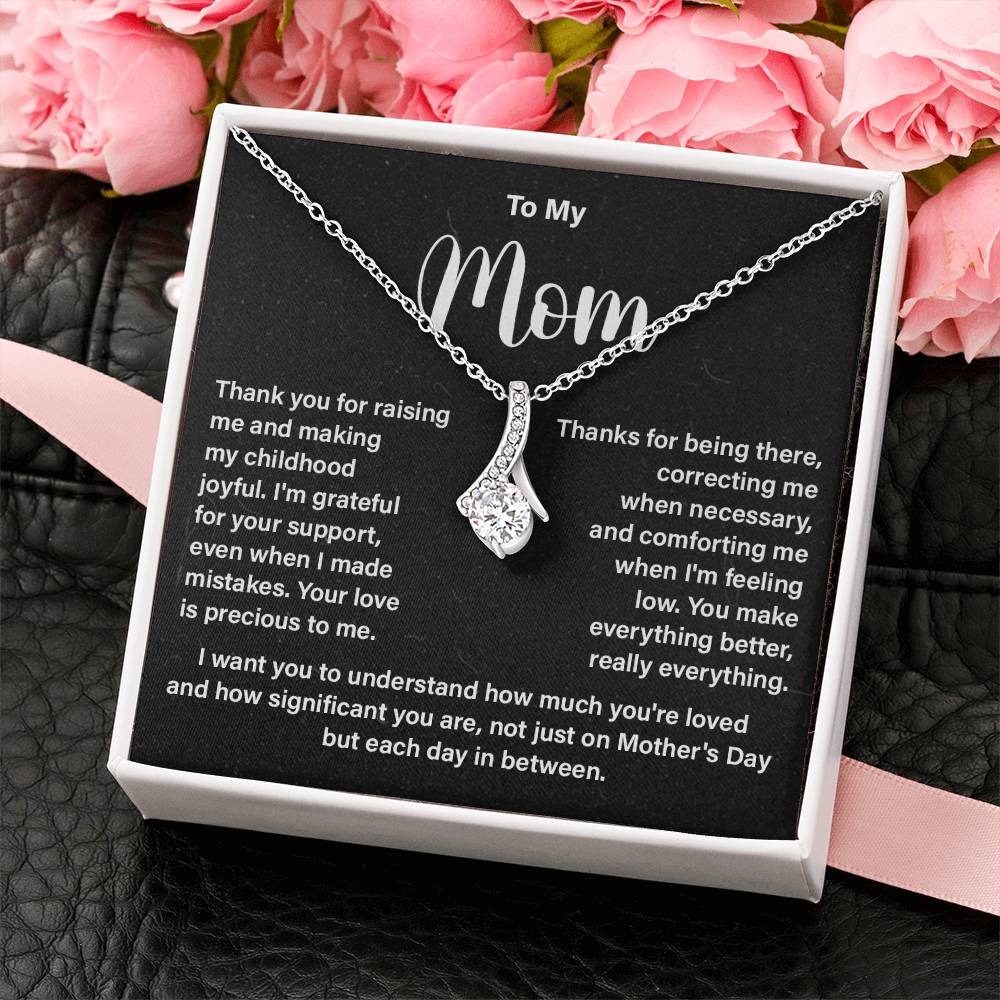 Mother Necklace Gift from Daughter or Son