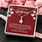 Beautiful Girlfriend Love Necklace with Message Card