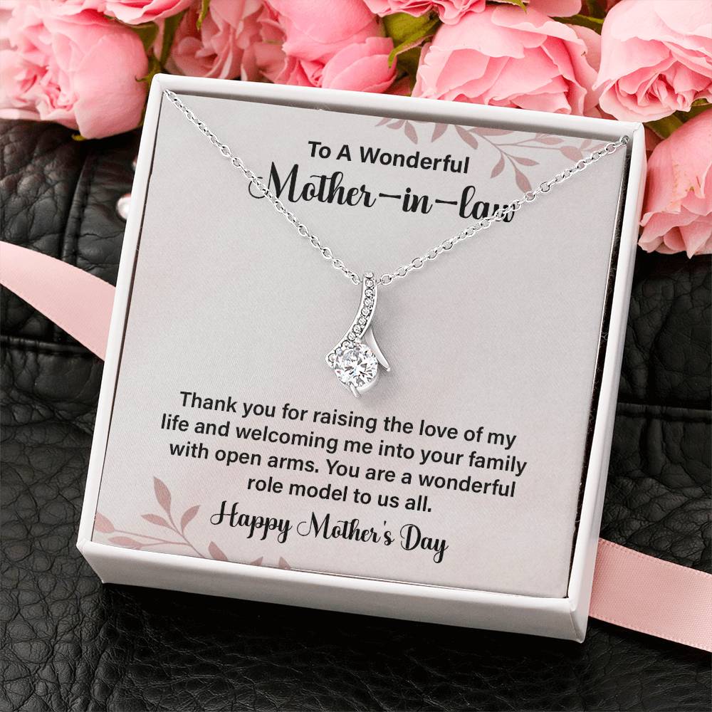 Mother-in-Law Mother’s Day Necklace Gift from Family