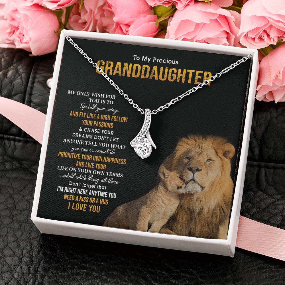 Inspirational Necklace for Granddaughter – Gift from Grandpa