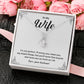 Funny Wife Necklace Gift with Message Card