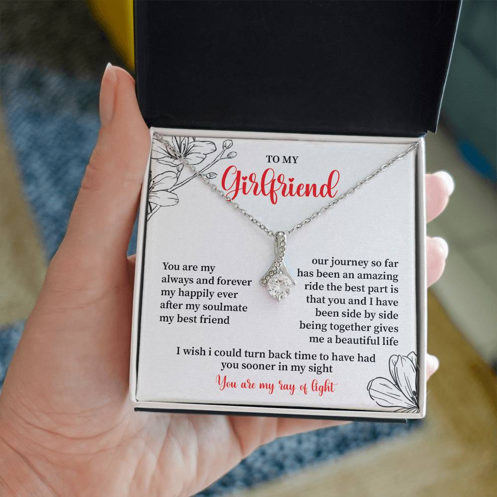 To My Girlfriend - Jewelry Gift with Message Card