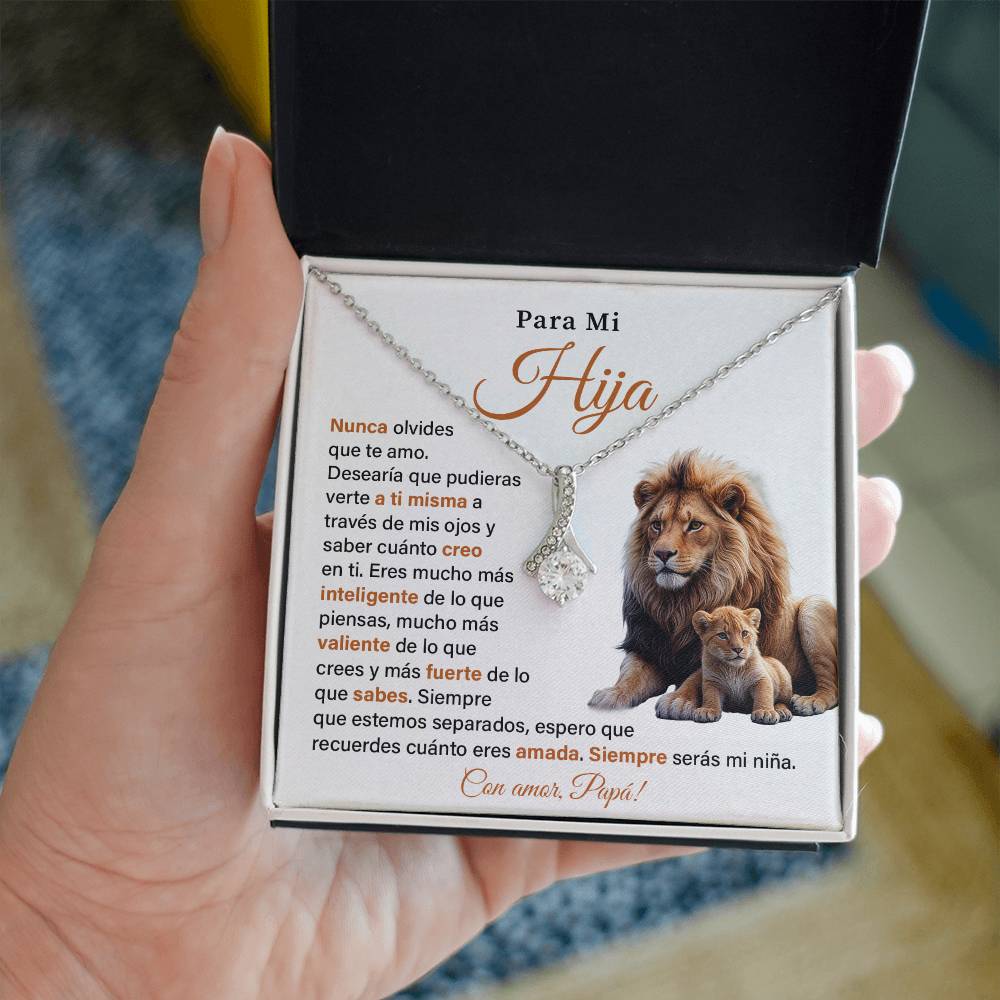 Collar Para Mi Hija de Papá – Mensaje de Amor y Orgullo