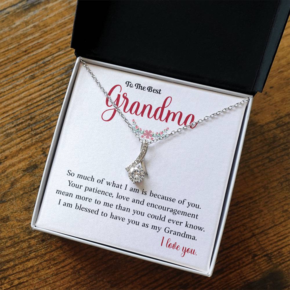 To The Best Grandma Heartfelt Necklace Gift Best Grandma Necklace Gift Heartfelt Gift For Grandma Sentimental Jewelry For Grandmother Jewelry Gift For Grandma Granddaughter To Grandma Gift Special Gift For Grandma Meaningful Gift For Grandma