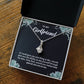 To My Girlfriend Necklace – Jewelry Gift with Message Card